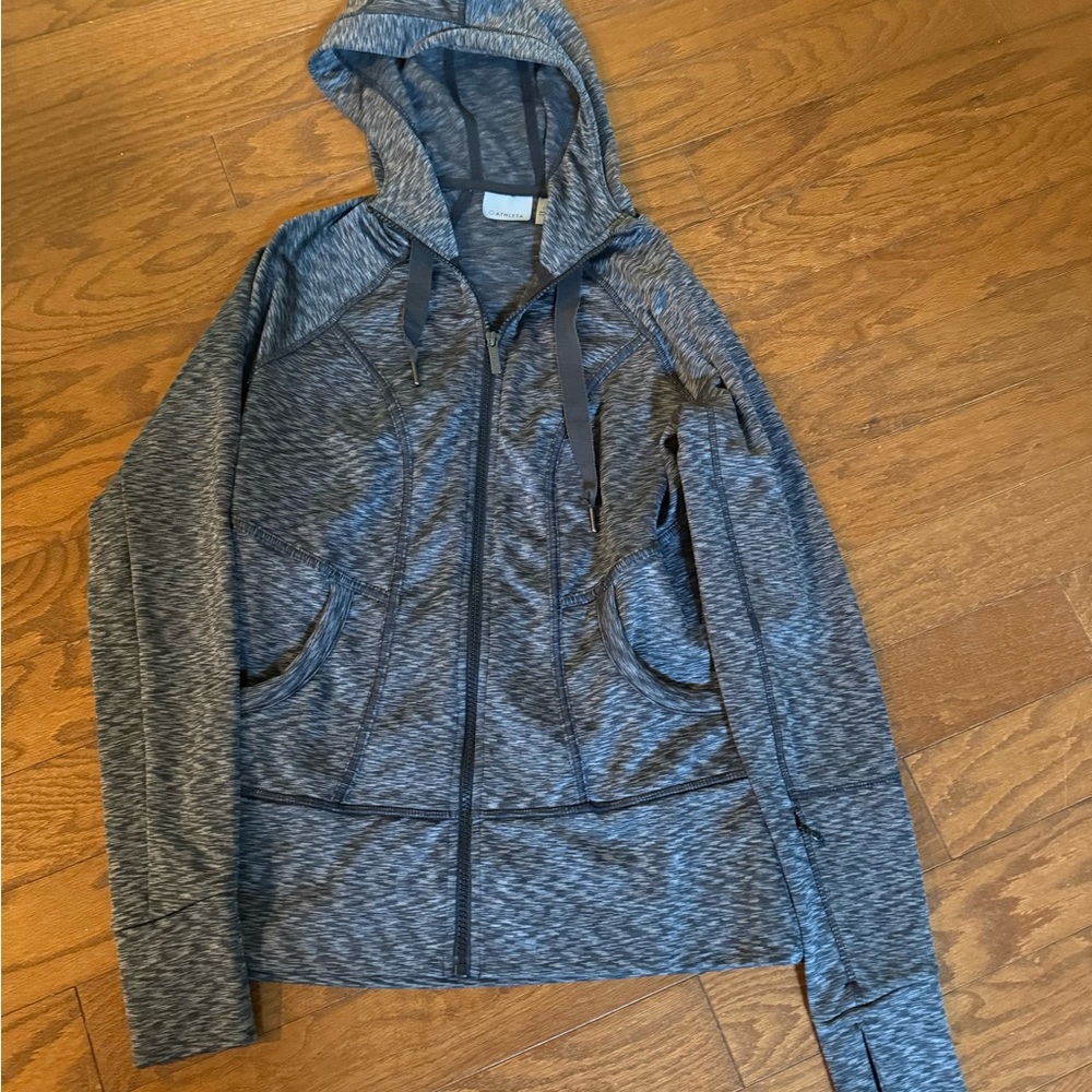Gray Zip-Up Hoodie